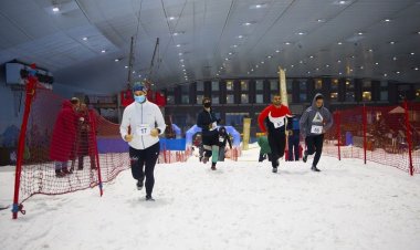 While We Melt In The Heat, Ski Dubai Just Held The 2nd Edition Of DXB Snow Run