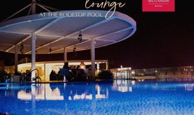 Ladies' Lounge rooftop pool - a mesmerizing experience at Grand Millennium Muscat