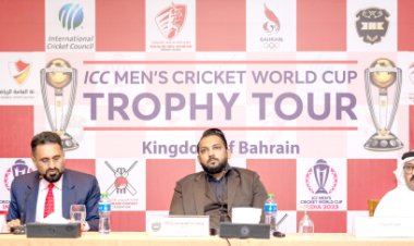 Cricket Mania Sweeps Bahrain as World Cup Trophy Lights Up the Kingdom.