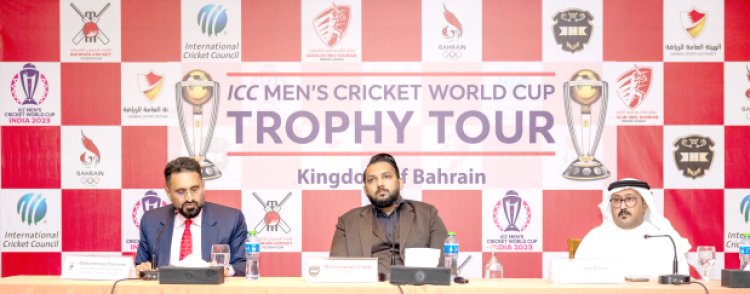 Cricket Mania Sweeps Bahrain as World Cup Trophy Lights Up the Kingdom.