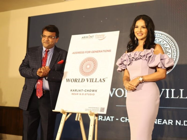 Sunny Leone Appointed as Brand Ambassador of World Villas