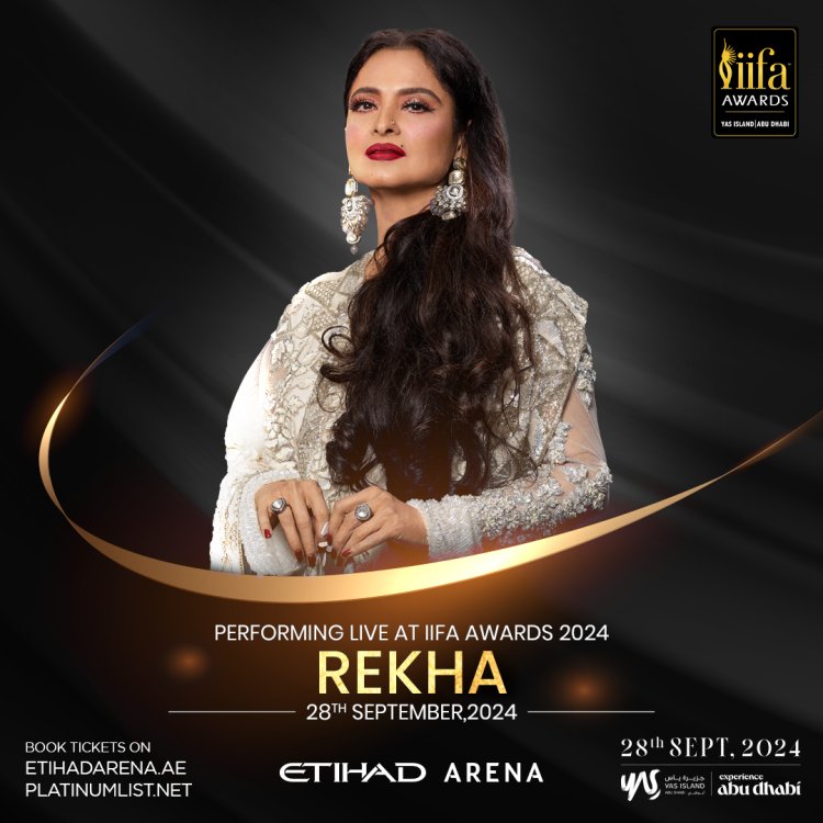 The Queen Of Indian Cinema, Rekha, Returns To IIFA Awards 2024 For A Visually Stunning Powerhouse Performance