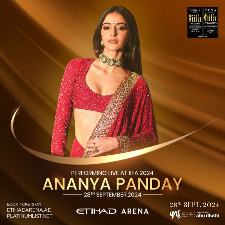 Excitement Mounts as Ananya Panday Gears Up to Grace the Stage at NEXA IIFA Awards in Abu Dhabi