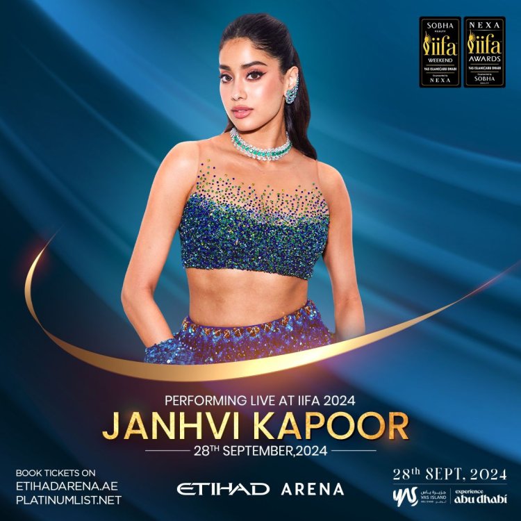 Janhvi Kapoor to Enthrall Audiences at NEXA IIFA Awards 2024 in Abu Dhabi