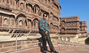 Sobha Realty IIFA Digital Awards Host Vijay Varma SPOTTED IN Jodhpur, Rajasthan AHEAD OF IIFA 2025