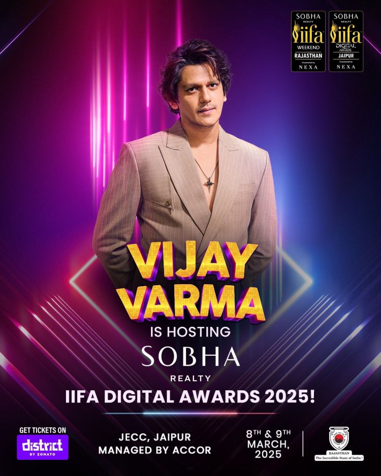 Vijay Varma on Making His Grand Hosting Debut at Sobha Realty IIFA