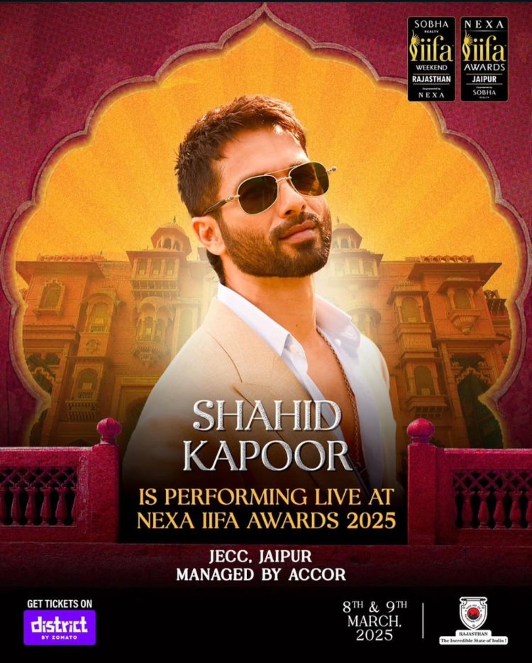 Shahid Kapoor shared his excitement about performing at the  IIFA