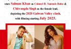 Salman Khan to Star as Galwan Hero Colonel B. Santosh Babu in Patriotic Action Drama