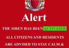 Nationwide Emergency Siren Activated: Citizens Urged to Seek Immediate Shelter"