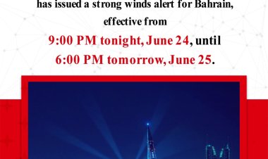 Strong Winds Alert Issued for Bahrain