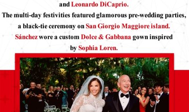 Jeff Bezos and Lauren Sánchez Celebrate Lavish Venetian Wedding with Star-Studded Guest List