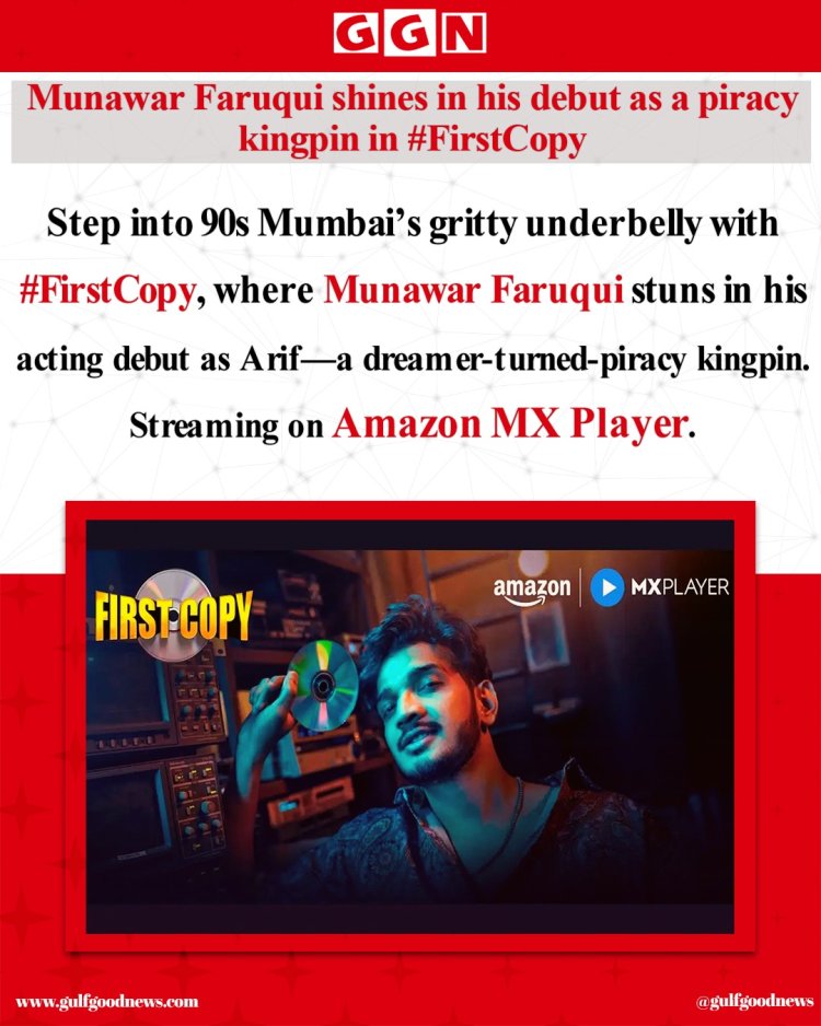 Munawar Faruqui Makes a Powerful Acting Debut in 'First Copy' on Amazon MX Player
