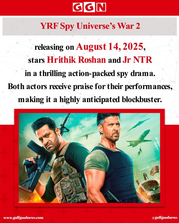 War 2: Hrithik Roshan and Jr NTR Gear Up for YRF’s Explosive Spy Thriller