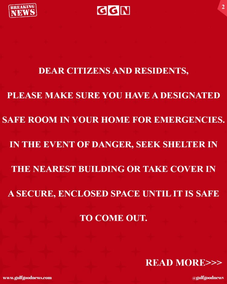 Ministry of Interior Issues Safety Advisory Amid Siren and Explosion Alerts
