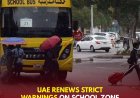 UAE Authorities Reinforce Warnings on School Zone Traffic Violations