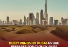 Dusty Winds Sweep Across Dubai as UAE Braces for Cloudy Skies and High Humidity