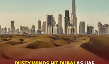 Dusty Winds Sweep Across Dubai as UAE Braces for Cloudy Skies and High Humidity