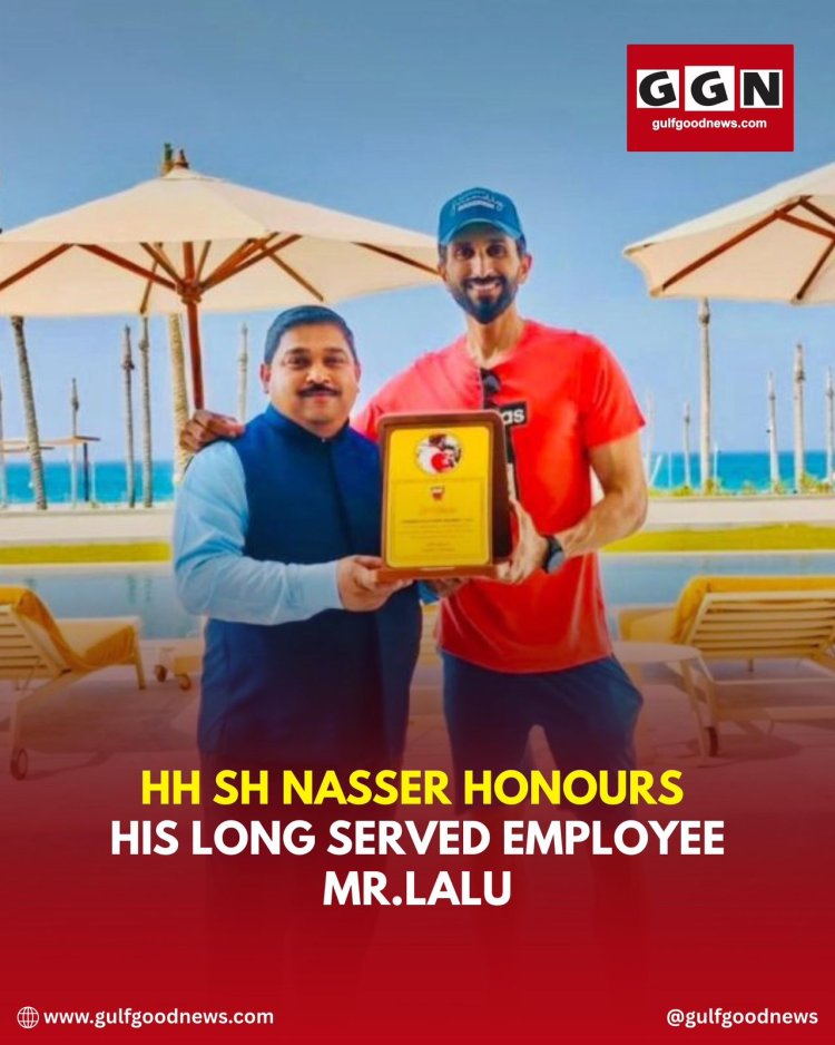 HH Sh. Nasser Honours Long-Serving Employee Mr. Lalu for Dedication and Loyalty