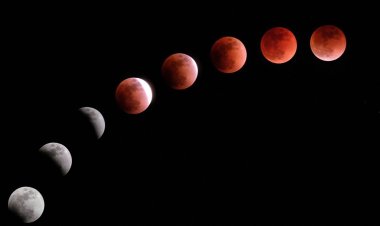 All Eyes on the Skies as Blood Moon Dazzles Bahrain