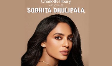 sobhita dhulipala becomes first indian face of charlotte tilbury
