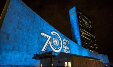 Bahrain Landmarks Illuminate in Blue to Mark United Nations Day