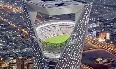 Saudi Arabia’s ‘Sky Stadium’: A Football Pitch 350 Metres Above the Desert