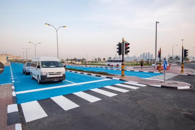 Qatar Introduces 'Blue Roads' in Doha to Tackle Urban Heat
