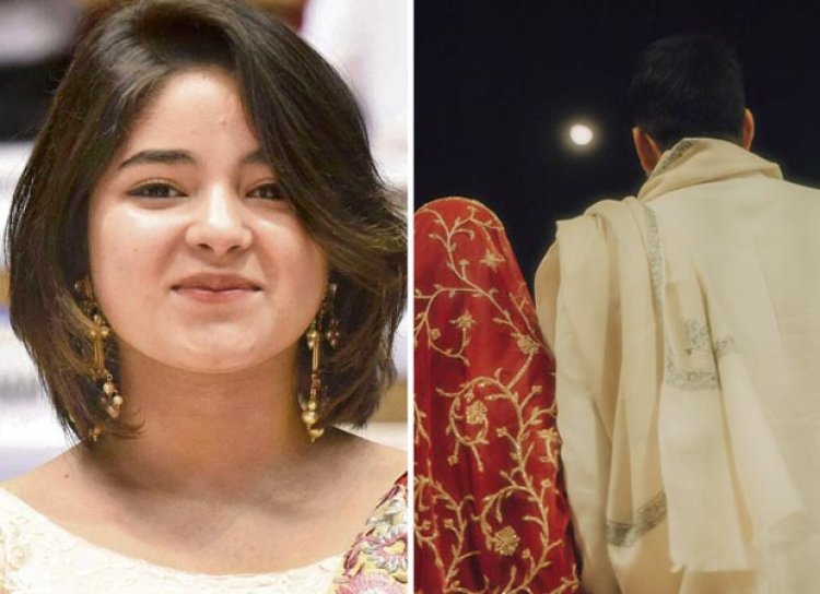 Former 'Dangal' Actor Zaira Wasim Gets Married, Shares Intimate Nikaah Photos