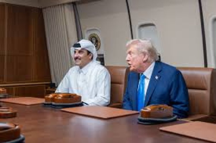 Trump Hails Qatar as ‘Great Ally’ During Brief Stop in Doha