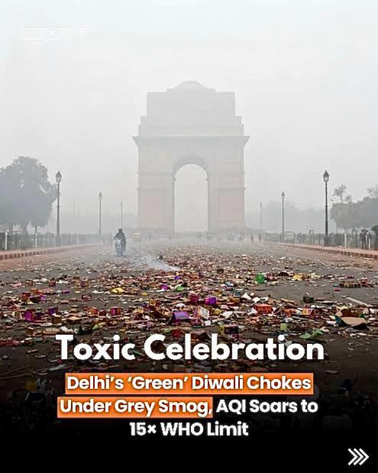 Green Crackers, Grey Skies: India’s Winter of Suffocation Returns