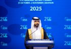 HH Shaikh Nasser bin Hamad Opens 21st Manama Dialogue 2025 on Behalf of HRH Crown Prince