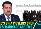 Global Outrage as Iraq Passes Law Allowing Child Marriage From Age Nine