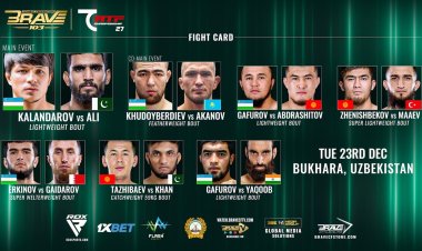 BRAVE CF 103 Set for Gripping MMA Encounters in Historic Return to Uzbekistan