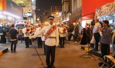 Bahrain Police parade at Bab Al Bahrain marks national celebrations