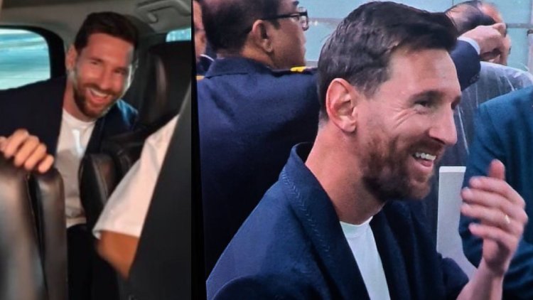 Lionel Messi Lands in Kolkata, Triggers Massive Fan Frenzy