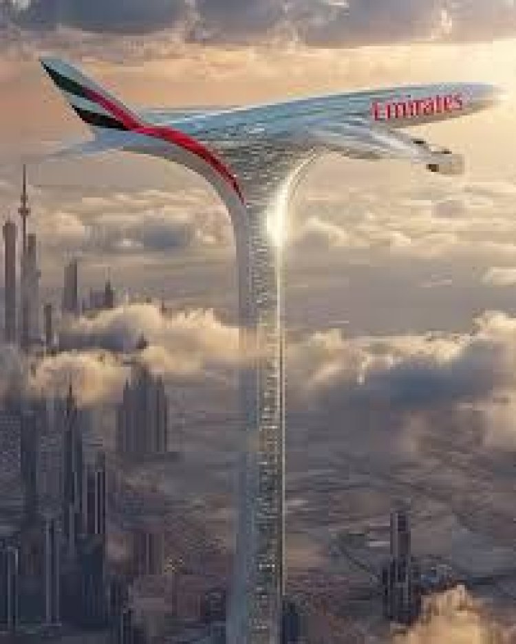 Dubai’s Visionary 580-Metre Sky Hotel Could Feature a Full-Size A380 at the Summit