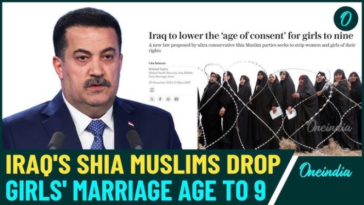 Global Outrage as Iraq Passes Law Allowing Child Marriage From Age Nine