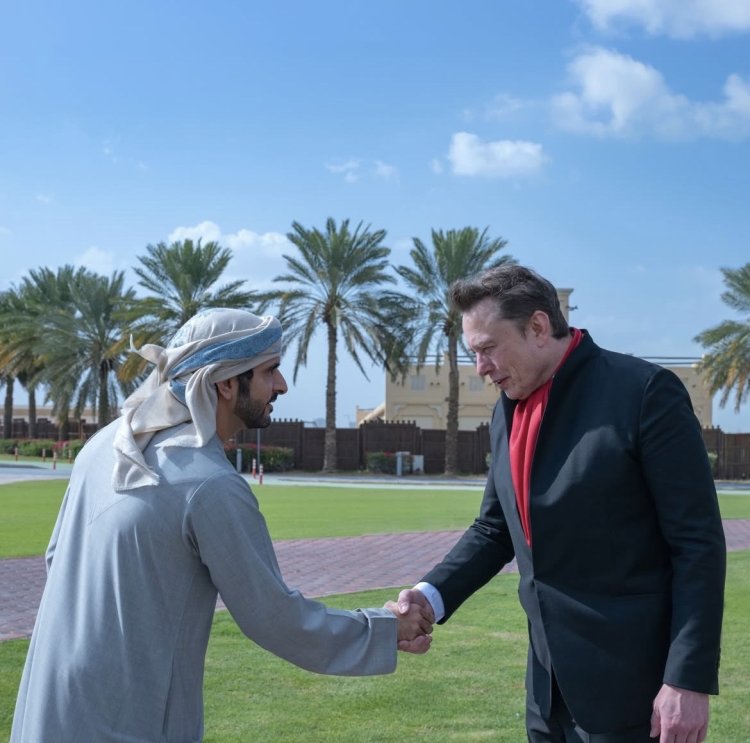 Sheikh Hamdan and Elon Musk Hold Future-Focused Meeting in Dubai