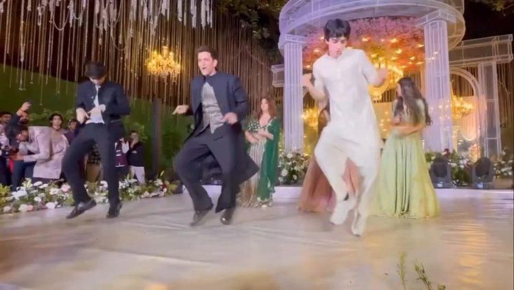 Hrithik Roshan’s sangeet dance with sons goes viral, fans call it a perfect family moment