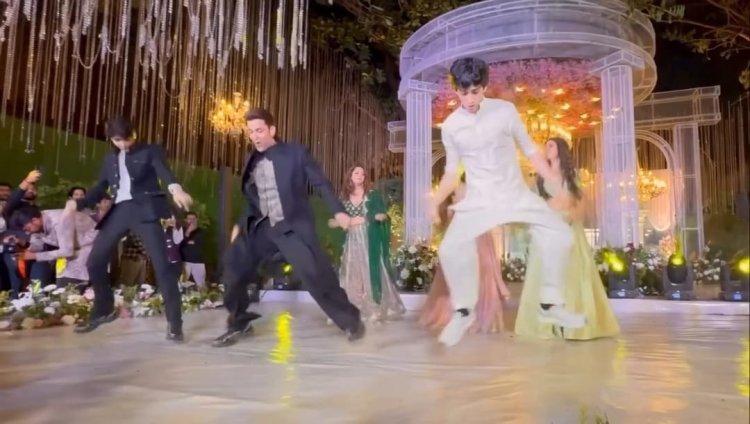 Hrithik Roshan’s sangeet dance with sons goes viral, fans call it a perfect family moment