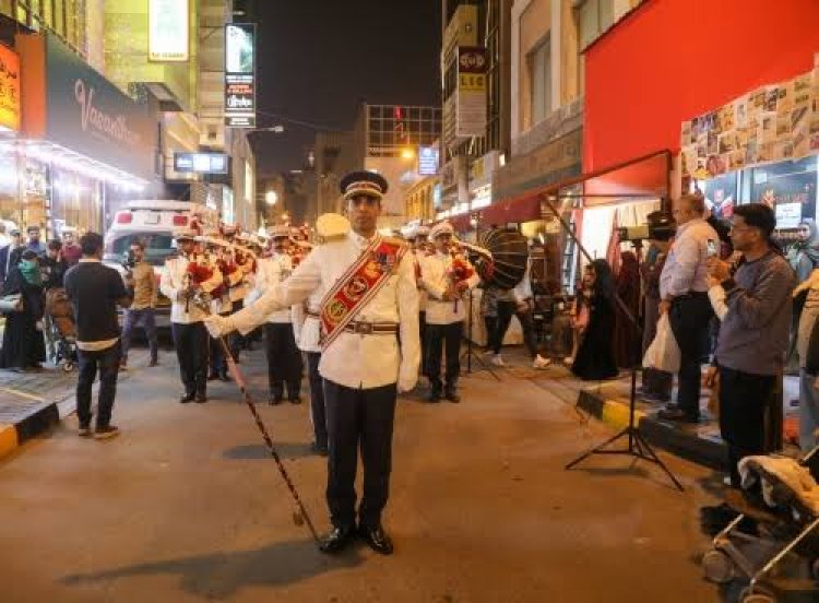 Bahrain Police parade at Bab Al Bahrain marks national celebrations