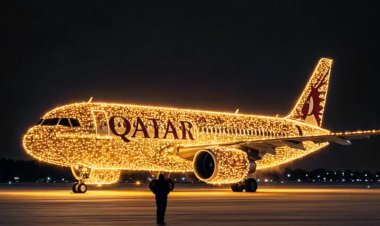 Qatar Airways rings in 2026 with golden runway lights and mid-air New Year spectacle