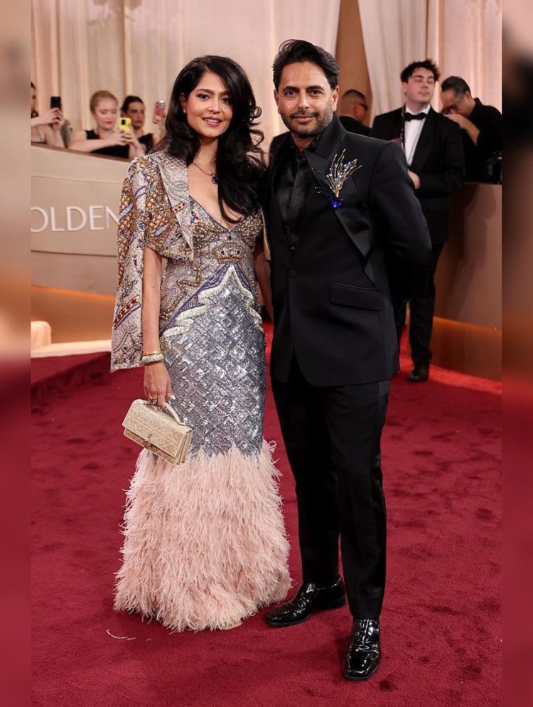 Rohan Oza and Shaheen Patel Oza make Golden Globes appearance at 83rd annual ceremony