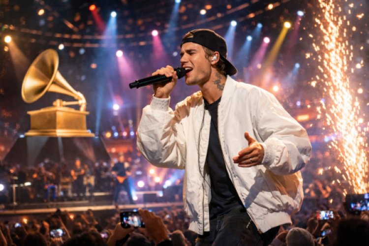 Justin Bieber returns to the Grammy stage after four-year hiatus