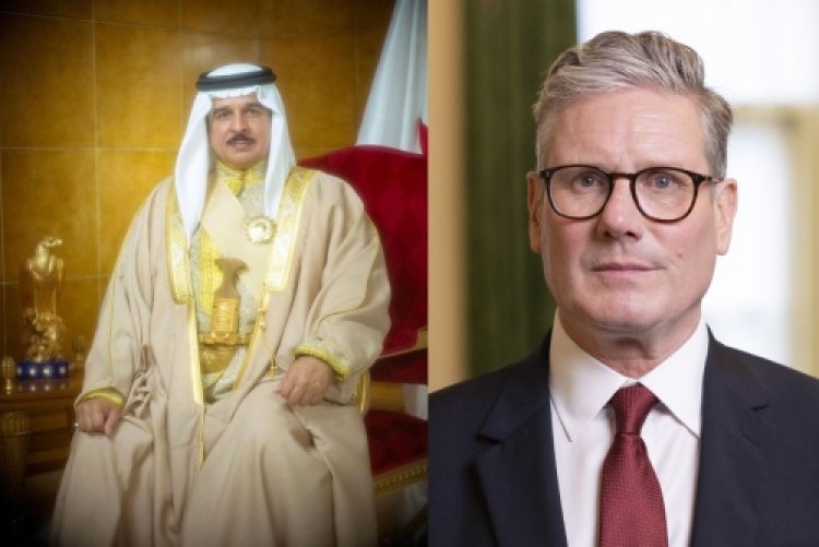 Bahrain’s king and UK prime minister discuss regional tensions as London condemns Iran missile attacks