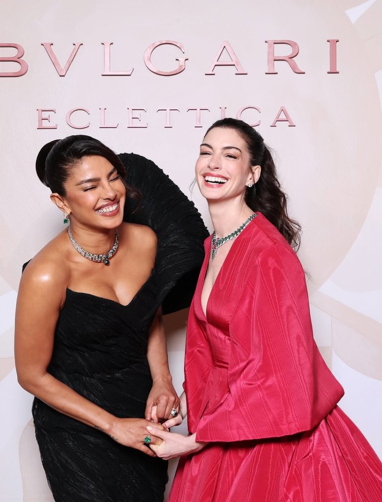Priyanka Chopra, Anne Hathaway and more bring glamour to Bvlgari Eclettica event