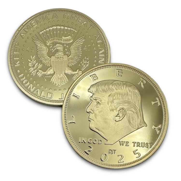 Trump-themed gold coin sparks debate over legality and precedent in the US