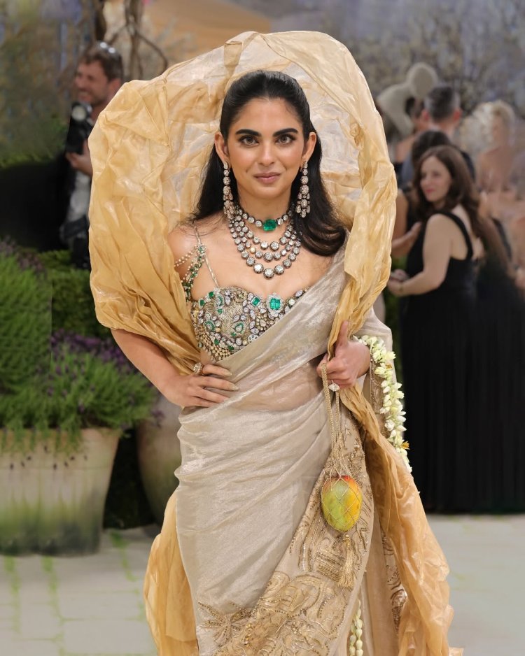 Isha Ambani celebrates Indian craftsmanship with dual pre-Met Gala looks rooted in heritage and art