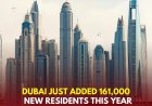 Dubai Population Surges Past 4.74 Million With Over 161,000 New Residents Added in 2026