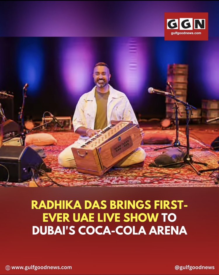 Radhika Das Brings First-Ever UAE Live Show to Dubai's Coca-Cola Arena